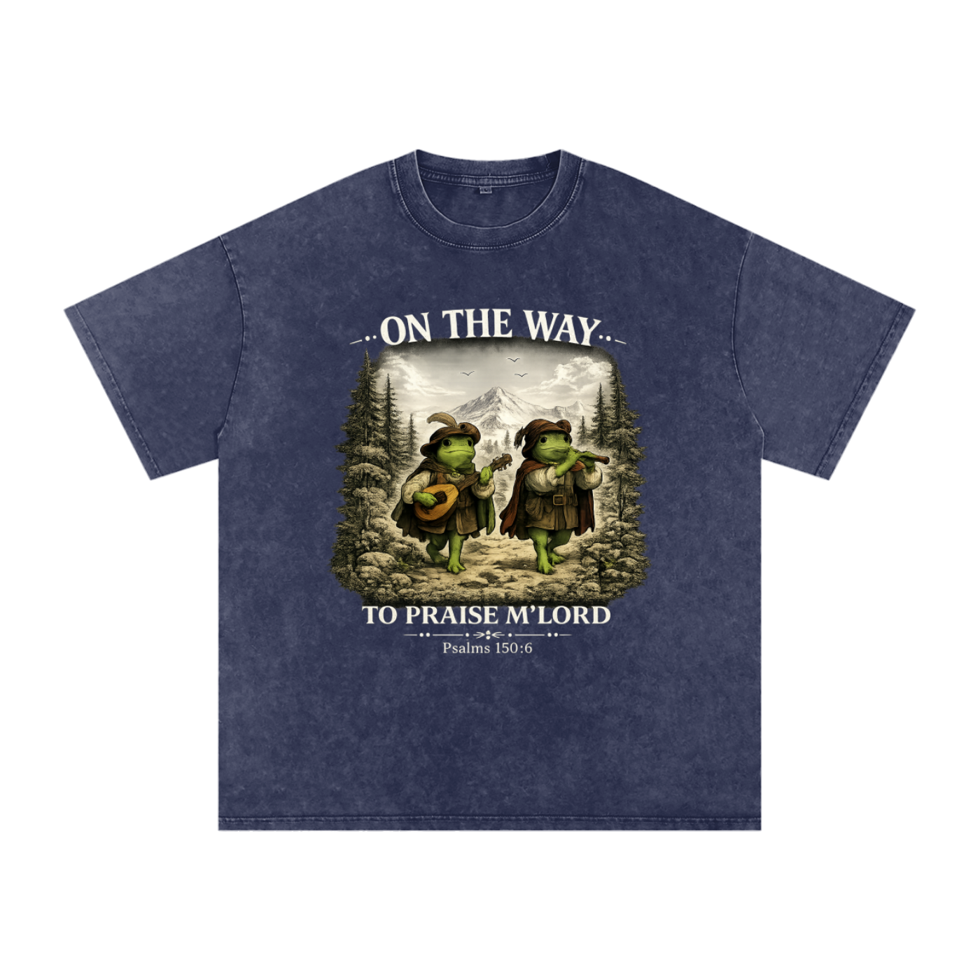Praise M'Lord Tee (white text version)