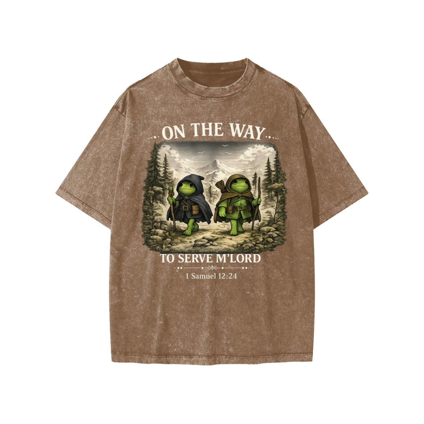 Serve M'Lord  Kids Tee (white text version)