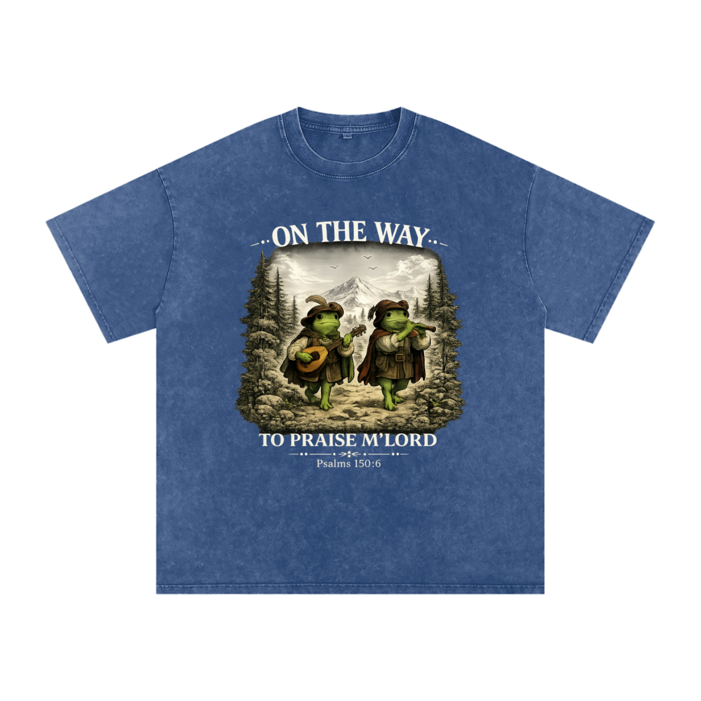 Praise M'Lord Tee (white text version)